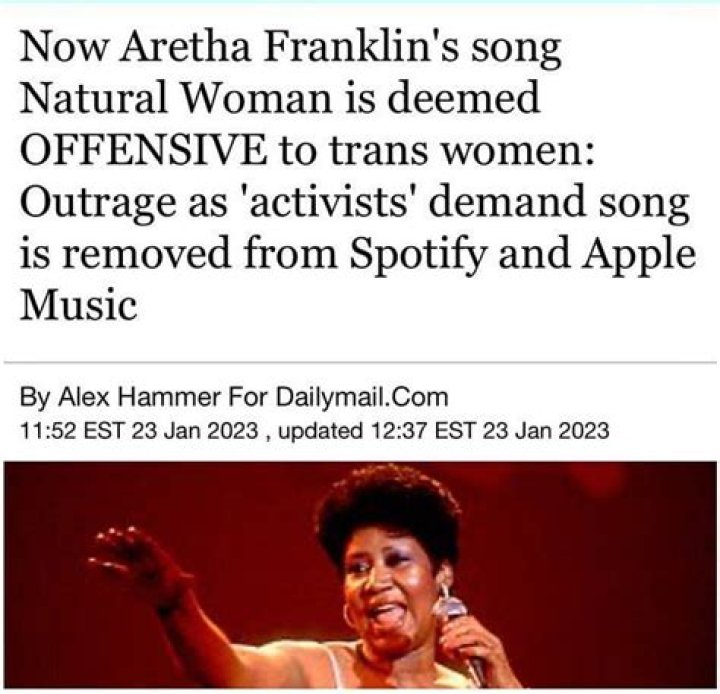 
“Absolutely idiotic, insane and outrageous”: Aretha Franklin Natural Woman controversy leaves internet baffled 