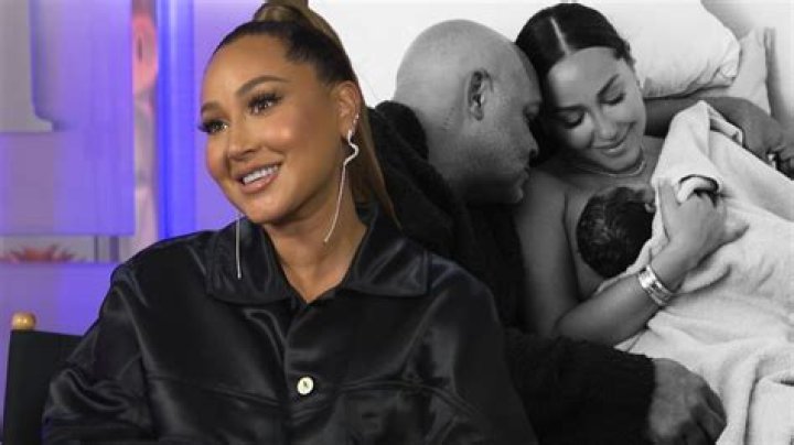 
Adrienne Bailon Houghton Describes How She Helped Deliver Newborn Son During Home Birth 