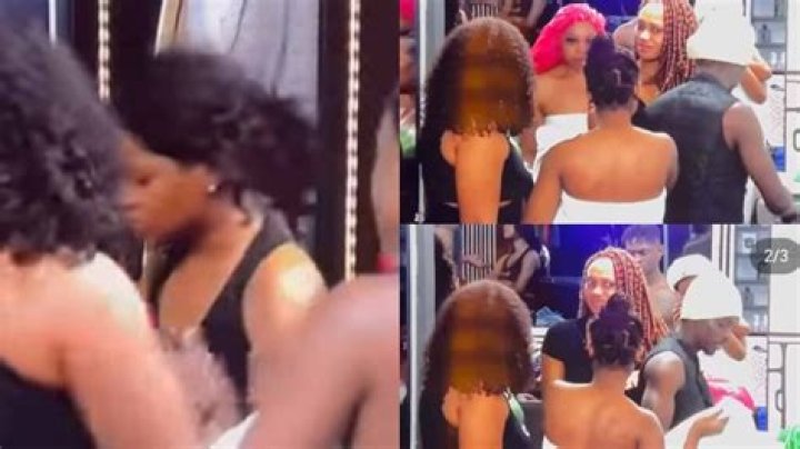 
BBNaija Season 7: Chaos As Bella, Chomzy, Phyna, Chichi and Amaka clash (Video) 