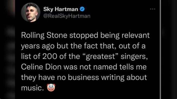 
“Biggest disrespect in music history”: Fans livid as Celine Dion snubbed from Rolling Stone list of 200 greatest singers 