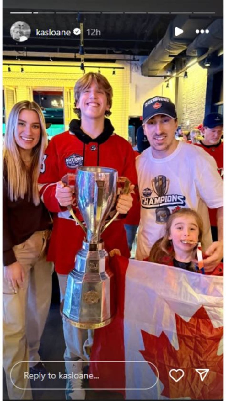 Brad Marchand Son Sloane and Kids with Wife Katrina