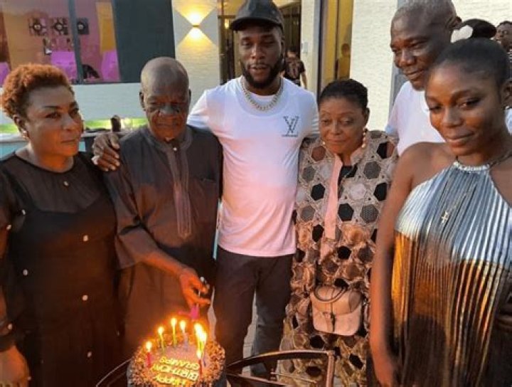 
Burna Boy gifts his grandpa, Fela’s former manager “Benson Idonije”, a Toyota Highlander 