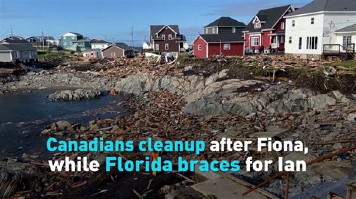 
Canada battered by Fiona as Florida braces for Ian 