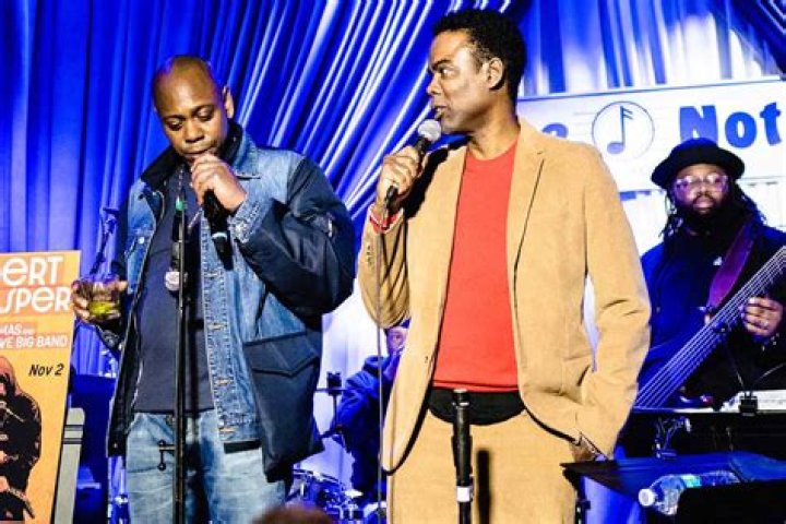 
Chris Rock Seen Sharing the Stage with Dave Chappelle at New York City Jazz Club 