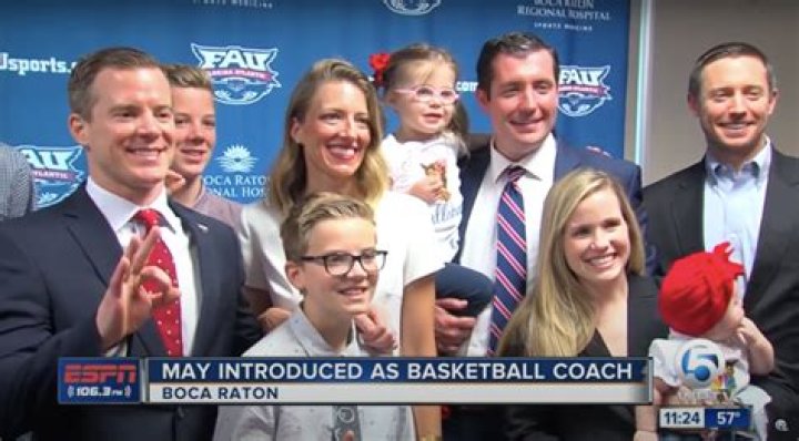 Coach Dusty May Wife Anna Nonte and Family