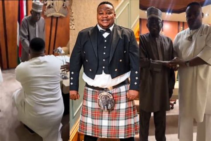 
Cubana Chief Priest prays for Davido and Chioma as he spites Sophia Momodu 