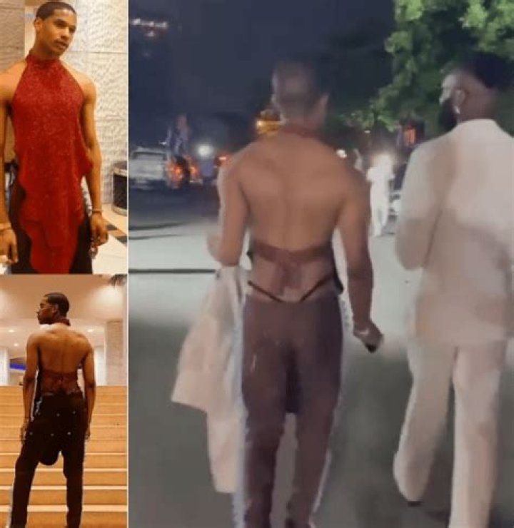 
Denola Grey Makes Headlines With Her Gender-bending Dress And Thong. 