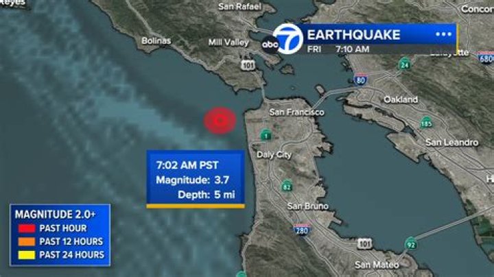 
Earthquake in San Francisco? Magnitude 3.5 tremor shake Bay Area, followed by 2 aftershocks 