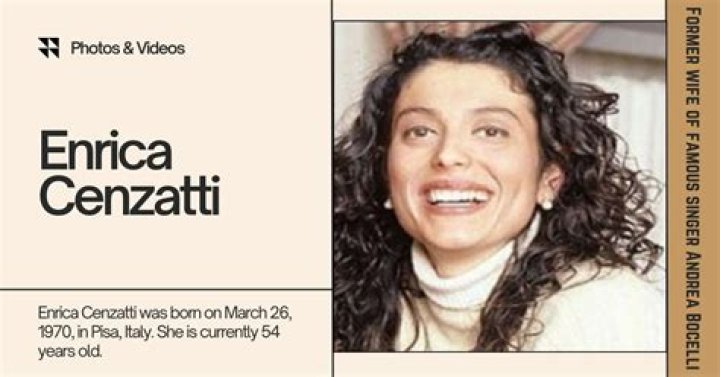 Enrica Cenzatti Height, Weight, Net Worth, Age, Birthday, Wikipedia, Who, Nationality, Biography