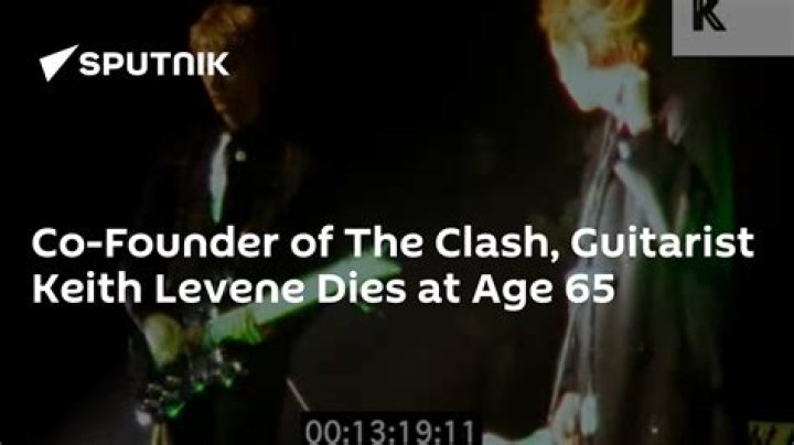 
Founding Member of The Clash, Keith Levene, dies at 65 