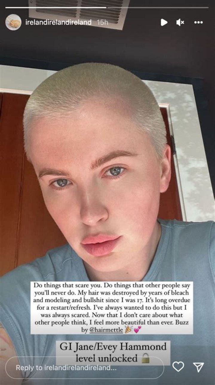 
Ireland Baldwin Debuts Blonde Buzz Cut: See The Pics 