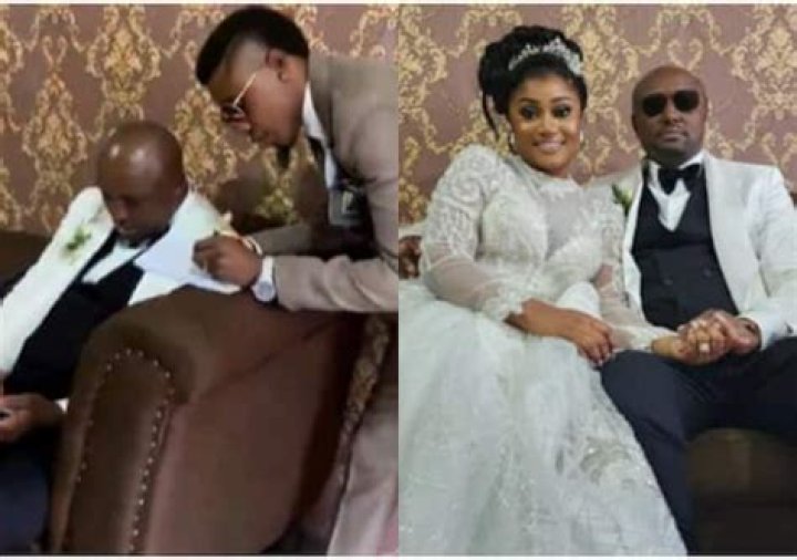 
“Juju Abeg No Sleep, We never start o”- MC Edo Pikin begs Israel DMW not to sleep before reception 