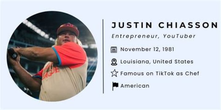 Justin Chiasson Height, Weight, Net Worth, Age, Birthday, Wikipedia, Who, Instagram, Biography