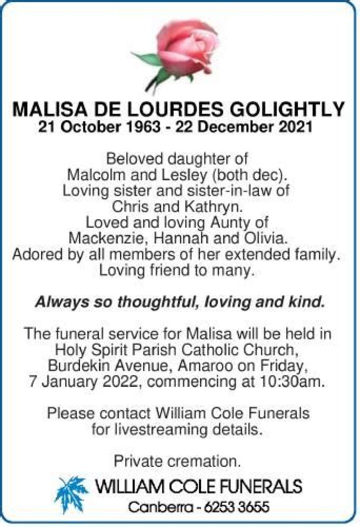 
Malisa Golightly – The Life & Legacy Of A Former Secretary 