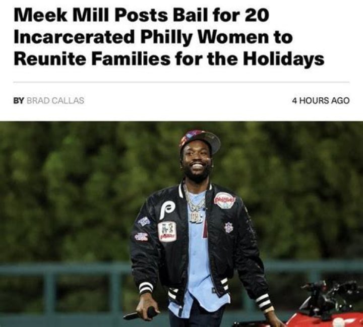 
“No one should have to spend the holidays in jail”: Meek Mill bails out 20 Philadelphia women for Christmas 