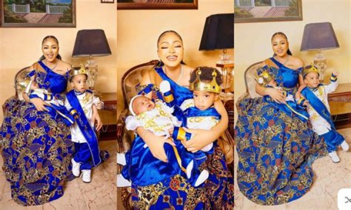 
“One More Boy And You Join The Club” Actress Omoni Oboli Reacts To Regina Daniels’ Beautiful Family Photos 