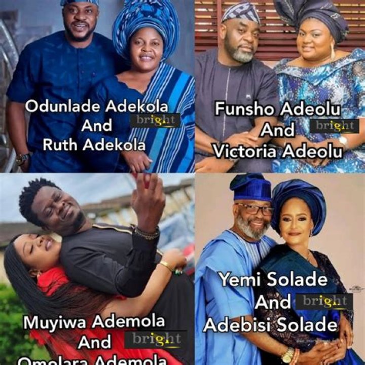 
Popular Yoruba Actor, Funsho Adeolu Showers Praises On His Wife, Victoria Adeolu. 