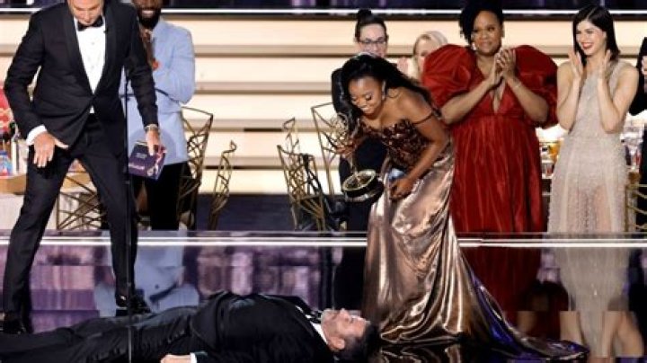 
Quinta Brunson And Her Emmy Have Last Laugh With This Jimmy Kimmel Photo Op 