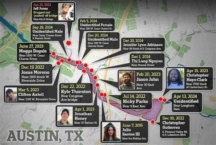 
“Rainey Street Ripper is out here y’all”: Austin Texas serial killer theory goes viral in wake of numerous deaths 