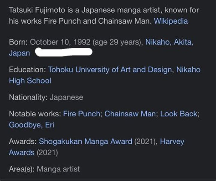 Tatsuki Fujimoto Age, Birthday, Wikipedia, Who, Nationality, Biography