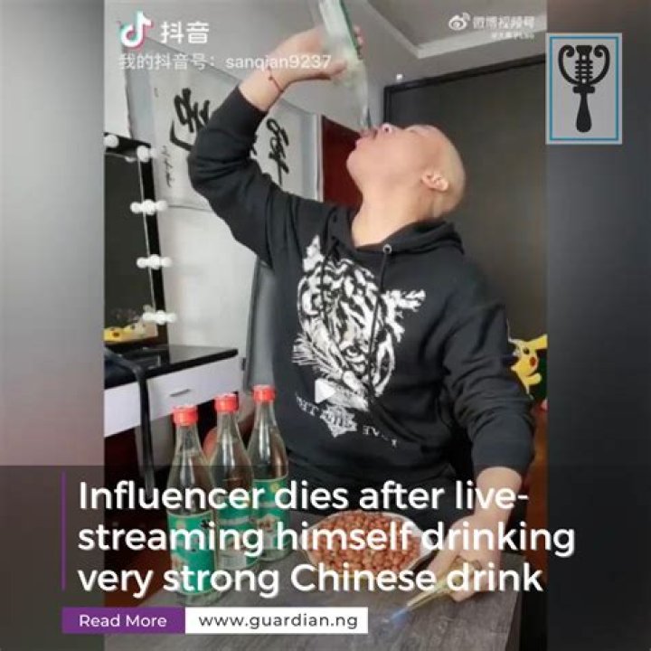 
What happened to Sanqiange? Chinese influencer died shortly after live-streaming himself consuming several bottles of strong alcohol 