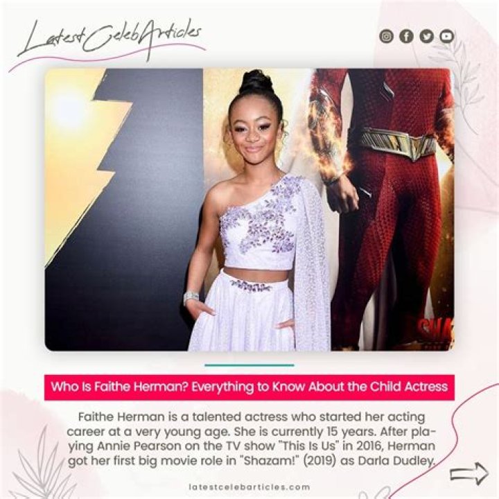 
Who Is Faithe Herman? Everything to Know About the ‘Shazam’ Child Actress 
