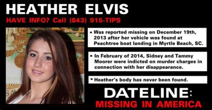 
Who Killed Heather Elvis? Missing Woman Assumed Dead Due To Affair With Sydney Moorer 