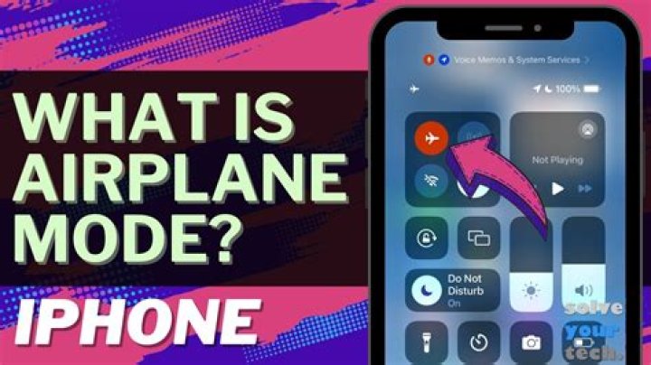 
Why do I have to put my phone in airplane mode? 