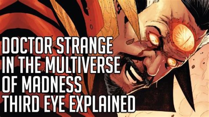
Why Does Dr Strange Have 3 Eyes At The End? Is The Third Eye In Comics Too? 