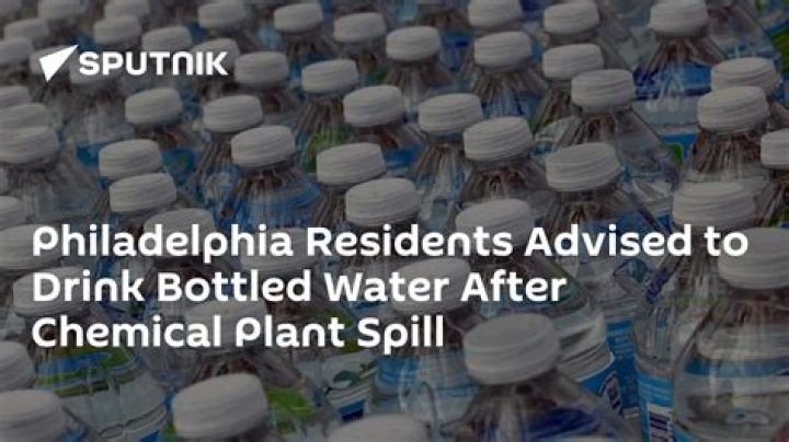 
Why Philadelphia residents were advised to drink only bottled water after chemical spill in the Delaware River 
